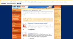 Desktop Screenshot of kreditzeit.de