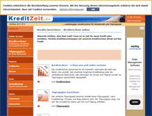 Tablet Screenshot of kreditzeit.de